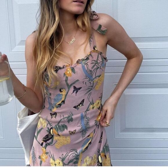 Reformation Nola Dress in Conga - Picture 2 of 8